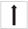 PHOTOLUMINESCENT UP ARROW SIGN HEAVY DUTY / GLOW IN THE DARK "UPWARDS ARROW" SIGN HEAVY DUTY