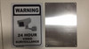 Pack of 4 pcs- WARNING 24 HOUR VIDEO SURVEILLANCE Signage