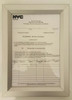 Compliance sign Elevator Inspection Frame (Heavy duty Inspection Frames)
