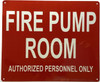 FIRE PUMP ROOM