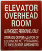 ELEVATOR OVERHEAD ROOM