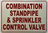 COMBINATION STANDPIPE SPRINKLER CONTROL VALVE