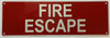 Fire Escape Signage, Fire Safety Signage