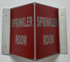 Corridor Sprinkler room Signage-Sprinkler room Hallway Signage -le couloir Line