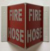 Corridor Fire hose Signage-Fire hose Hallway Signage -le couloir Line