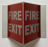 Corridor Fire exit sign-Fire exit Hallway sign -le couloir Line
