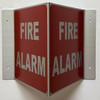 Corridor Fire alarm sign-Fire alarm Hallway sign -le couloir Line