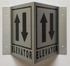 Corridor Elevator sign - Elevator sign Hallway sign -le couloir Line