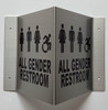 Corridor All gender restroom Signage accessible Signage-All gender restroom Signage accessible Hallway Signage -le couloir Line