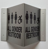 Corridor All gender restroom  accessible -All gender restroom  accessible Hallway  -le couloir Line
