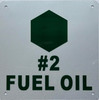 Sign NUMBER 2 FUEL OIL