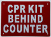 CPR KIT BEHIND COUNTER