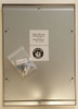 SIGN ELEVATOR CERTIFICATE FRAME STAINLESS STEEL (CERTIFICATE FRAMES )