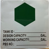 TANK ID DE-WORKING CAPACITY PBS NO ALUMINUM ,