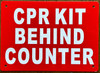 CPR KIT BEHIND COUNTER