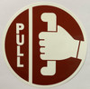 PUSH/PULL STICKER/DECAL Signage