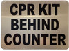 RESTURANT PCPR KIT BEHIND COUNTER  NYC New York City food service establishments Sign