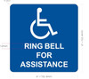 RING BELL FOR ASSISTANCE  Signage