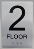 FLOOR NUMBER  Tactile Graphics Grade 2 Braille Text with raised letters