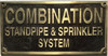 Cast Aluminum  - cast bronze color/cast brass color Signage