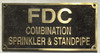 Signage  Cast Aluminum  - cast bronze color/cast brass color