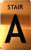 Signage  STAIR A  - STAIRWELL NUMBER