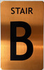 Sign STAIR B  - STAIRWELL NUMBER