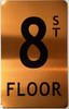 8th Floor  Sign