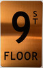 9th Floor  Sign