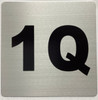 Apartment number 1Q signage