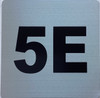 Signage Apartment number 5E