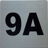Sign Apartment number 9A