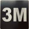 Sign Apartment number 3M