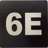 Sign Apartment number 6E