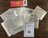 HPD required Signs Package- The Full signs Package (SILVER , DOUBLE SIDED TAPE)