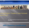 TENANT E CERTIFICATION CREATE A USER ACCOUNT