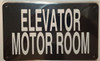 ELEVATOR MOTOR ROOM  BLACK