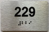 apartment number 229 sign
