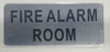 SIGN FIRE ALARM ROOM