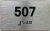 apartment number 507 sign