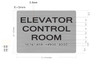 ELEVATOR CONTROL ROOM ADA-Sign -Tactile Signs The sensation line