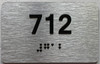 apartment number 712 sign