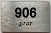 apartment number 906 sign