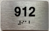 apartment number 912 sign