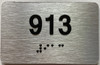 apartment number 913 sign