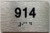 apartment number 914 sign