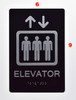 Braille sign Elevator SIGN ADA
