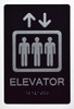 Elevator SIGN ADA Ada sign