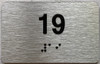 apartment number 19 sign