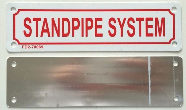 STANDPIPE SYSTEM Sign